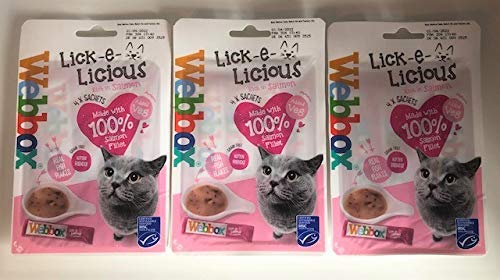 Webbox Lick-E-Licious Reich IN Lachs (Packung 3) von Webbox