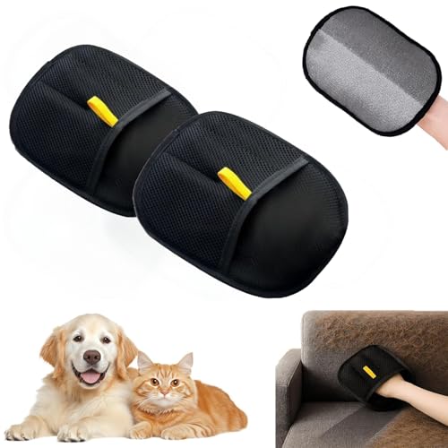 Tierhaarentferner, Elektrostatische Tierhaarentfernungshandschuhe, Wiederverwendbarer Katzen- Und Hundehaarentferner, Verbessertes Werkzeug Zur Tierhaarentfernung, Katzenpflegehandschuhe, 2 StüCk Tierhaarentferner, Elektrostatische Tierhaarentfernungshandschuhe, Wiederverwendbarer Katzen- Und Hundehaarentferner, Verbessertes Werkzeug Zur Tierhaarentfernung, Katzenpflegehandschuhe, 2 StüCk von Wechoice