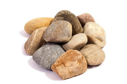 Flairstone Rheinkies bunt 50-150mm, 25Kg von Weco Naturstein