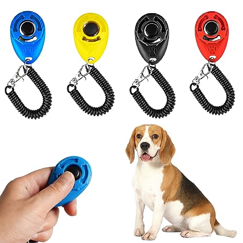 WeddHuis Profi Hunde Clicker, Profi Clicker Clicker Hunde Hunde Clicker Klickertraining Set mit Sprialband Clickertraining für Hunde Katzen Pferde WeddHuis Profi Hunde Clicker, Profi Clicker Clicker Hunde Hunde Clicker Klickertraining Set mit Sprialband Clickertraining für Hunde Katzen Pferde von WeddHuis