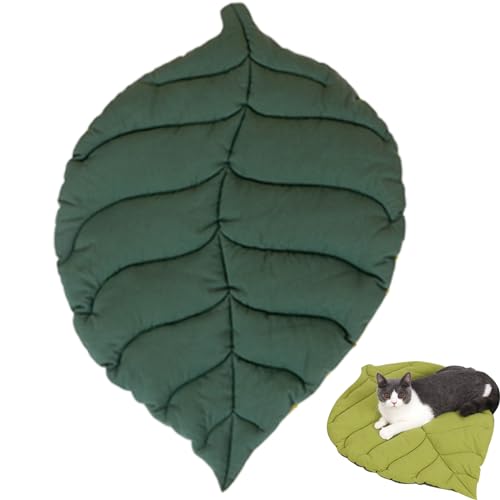Hundedecke Blatt Katzenbett doppelseitige Blätter geformte Katzenmattenbett weiche Waschable Flacher Katzenbett PP Baumwollfüllung Haustiermatte für Herbst Winter Hundekatze Supplies Baumblatt Hundedecke Blatt Katzenbett doppelseitige Blätter geformte Katzenmattenbett weiche Waschable Flacher Katzenbett PP Baumwollfüllung Haustiermatte für Herbst Winter Hundekatze Supplies Baumblatt von Wedhapy