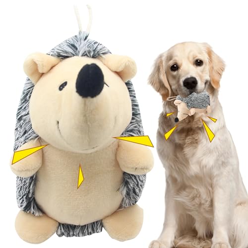 Igel Hundespielzeug ungiftig Igel quietschendes Hundespielzeug integrierter Quietscher Plüsch Stofftier interaktives Hundespielzeug gegen Langeweile niedliches Kauspielzeug Hunde Kauspielzeug Schwarz Igel Hundespielzeug ungiftig Igel quietschendes Hundespielzeug integrierter Quietscher Plüsch Stofftier interaktives Hundespielzeug gegen Langeweile niedliches Kauspielzeug Hunde Kauspielzeug Schwarz von Wedhapy