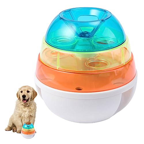 Interaktiver langsamer Feeder Slow Feeder Hund Bowl Turm Turm Futtergrade Hunde langsam fernigen lustige Tower Tower Spiele Spiele tiersnackturm von Wedhapy