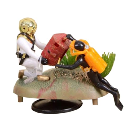 Wedhapy Aquarium Dekorationen Aquarium Dekorationen Unterwasser Schatztruhe Taucher Aquarium Tauziehen Ornamente Wedhapy Aquarium Dekorationen Aquarium Dekorationen Unterwasser Schatztruhe Taucher Aquarium Tauziehen Ornamente von Wedhapy