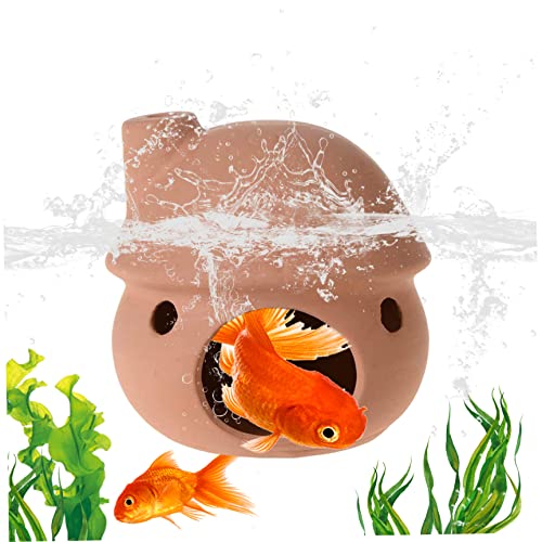 Wedhapy Fischhaus Pilz Aquarium Ornament Lustiges Aquarium Landschaftsbau Aquarium Zubehör Dekoration Pilzförmiger Keramikhaustopf Zuchttontopf Wedhapy Fischhaus Pilz Aquarium Ornament Lustiges Aquarium Landschaftsbau Aquarium Zubehör Dekoration Pilzförmiger Keramikhaustopf Zuchttontopf von Wedhapy