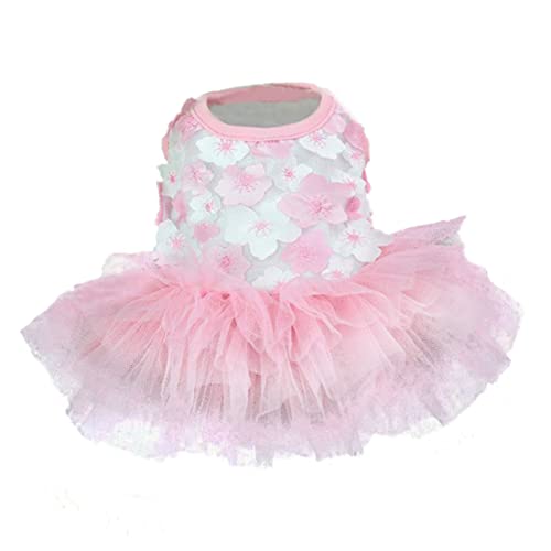 Hund Tutu Kleid Hund Kleid Hund Pfirsich Rock Haustier Party Sommer Kleidung Welpen Mesh Tutu Kleid S von Wedhapy