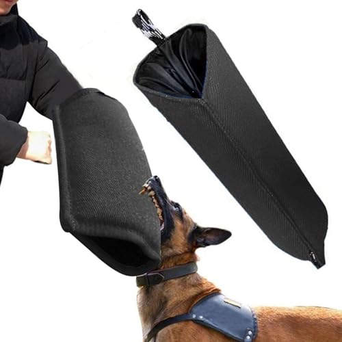 Wedhapy Hundebiss Ärmel für Hundetraining Armärmel Sackleinen Armschutz Ärmel für Hundetraining Supplies Hundebisshülse Bisswache für Hunde von Wedhapy