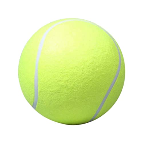 Wedhapy Hundetennis 24,1 cm Großer Hundetennisball Lustiges Outdoor Sport Haustierspielzeug Mit Aufblasbarer Nadel von Wedhapy