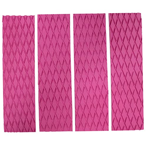Anti-Rutsch-Surfenpads, Surfbretttraktionsbeläge Anti-Schlupf-Surfen Skimboard-Aufkleber Vorder-Heck-Deck-Matte 4pcs für Outdoors Anti-Rutsch-Surfenpads, Surfbretttraktionsbeläge Anti-Schlupf-Surfen Skimboard-Aufkleber Vorder-Heck-Deck-Matte 4pcs für Outdoors von Weduspaty