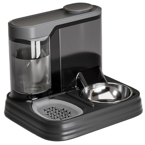 Automatische Katzenfutterautomaten und Wasser, automatische Katzenfuttermittel 11x9x9in 2 in 1 Abneigungsfähige sichere Hund in großer Kapazität für Haustiere Tiere Automatische Katzenfutterautomaten und Wasser, automatische Katzenfuttermittel 11x9x9in 2 in 1 Abneigungsfähige sichere Hund in großer Kapazität für Haustiere Tiere von Weduspaty