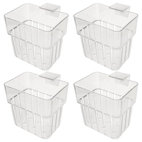 Fischtankpflanzenhalter, 4PCS-Aquariumpflanzenhalter, 2, 2 x 3, Zoll Wandmontierter Fischtank mit für Wasserspiele von Weduspaty