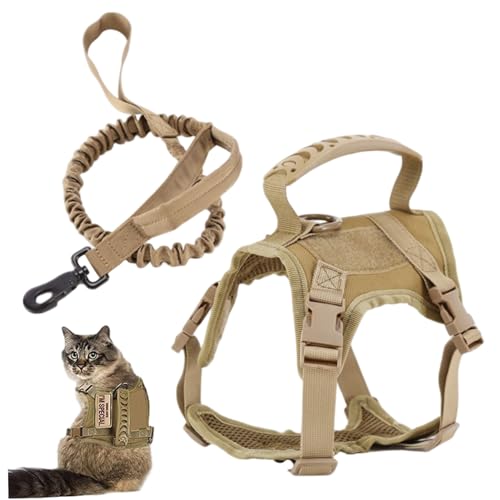 Katzenkabelbaum und Leine Escape Beweis, Katzenkabelbaum und Leinen -Flucht -Proof -Mesh -Komfortweste mit Griff personalisierten Flecken verstellbares weiches Haustier zum Gehen im Freien im Katzenkabelbaum und Leine Escape Beweis, Katzenkabelbaum und Leinen -Flucht -Proof -Mesh -Komfortweste mit Griff personalisierten Flecken verstellbares weiches Haustier zum Gehen im Freien im von Weduspaty
