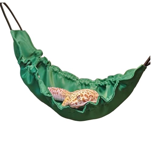 Weduspaty Bärtiger Drachen Hängematte, Reptilienhängematte, wasserdichtes Stoff hängender Bärdedrache, Schwung hängende Bett Reptilientank Accessoires für Geckos von Weduspaty