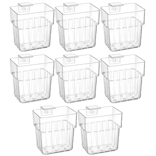 Weduspaty Fischtankpflanzenhalter, 5pcs Aquarium Pflanzenhalter, 2, 2 x 3, x 3, Klarer Plastikfischtank, hängen für Aquariumanbau und Wasserspieldekoration von Weduspaty