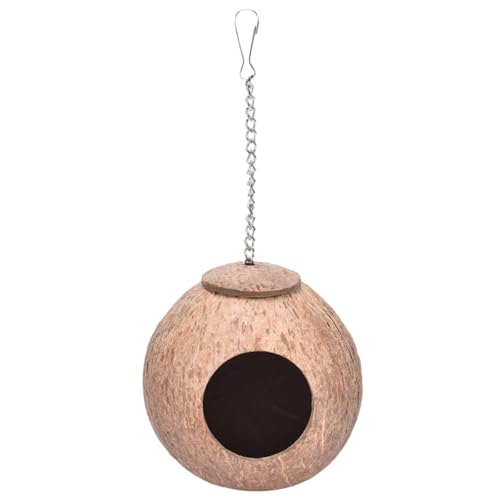 Weduspaty Kokosnusshaut, Kokosnussvogel-Nest 4 bis 5 Zoll Durchmesser Kleiner sicherer natrualer Hellbird-Käfig-Zubehör für Haustier Papagei Kanarische Finch-Taube Weduspaty Kokosnusshaut, Kokosnussvogel-Nest 4 bis 5 Zoll Durchmesser Kleiner sicherer natrualer Hellbird-Käfig-Zubehör für Haustier Papagei Kanarische Finch-Taube von Weduspaty