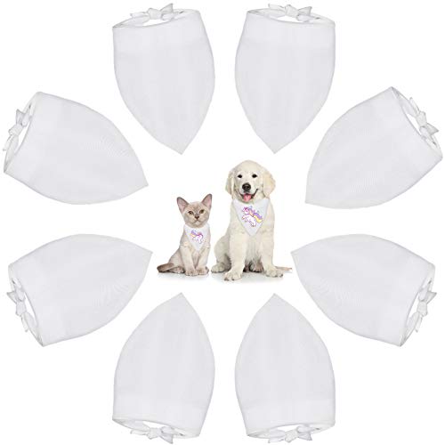 12 Stücke Feste Weiße Haustier Dreieck Schal Polyester Sublimation Leer DIY Hund Bandanas Haustier Wärmeübertragung Dreieck Lätzchen Halstuch Zubehör für Hunde Welpen Katzen 12 Stücke Feste Weiße Haustier Dreieck Schal Polyester Sublimation Leer DIY Hund Bandanas Haustier Wärmeübertragung Dreieck Lätzchen Halstuch Zubehör für Hunde Welpen Katzen von Weewooday