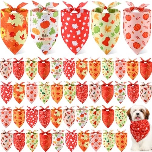Weewooday Herbst-Hundehalstücher, Ahornblätter, Erntedankfest, Halstücher für Hunde, Herbst, weiche Lätzchen, verstellbare Dreieckstücher für kleine, mittelgroße und große Haustiere, Kostüm Weewooday Herbst-Hundehalstücher, Ahornblätter, Erntedankfest, Halstücher für Hunde, Herbst, weiche Lätzchen, verstellbare Dreieckstücher für kleine, mittelgroße und große Haustiere, Kostüm von Weewooday