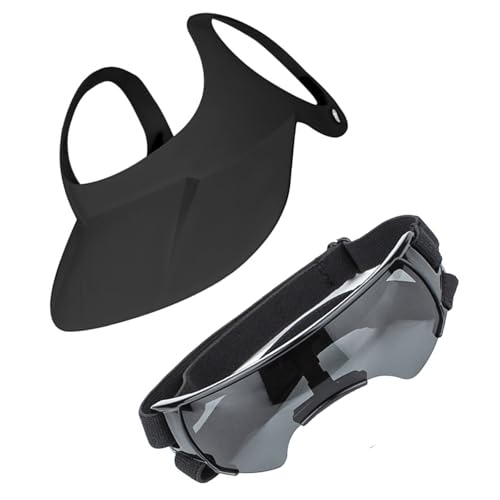 Haustier-Fahrradhelme mit Ohrlöchern, weich, durchlässig, Hundehut, Brille für Radfahren, Spazierengehen, bequem von Wegiwuca
