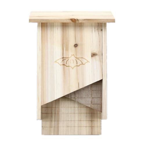 Holz Fledermausbox Klassische Doppelkammer Fledermaushaus Außen Fledermausbox für Außen u von Wegiwuca