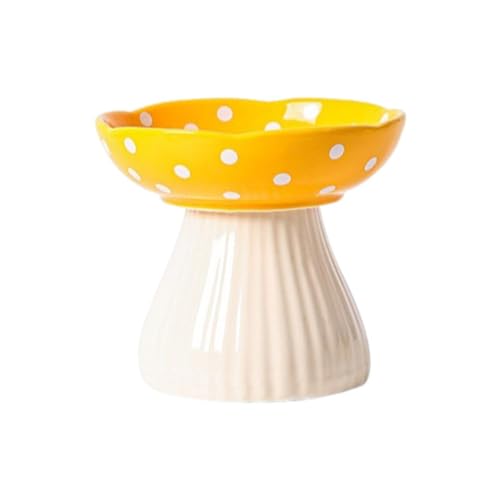 Wegiwuca Pet Dish Cartoon Feeder Slow Fütterungsständer Anreicherung Cartoon Bowl Accessoires Erhöhte Pet Bowl Katzen Fütterungsstation von Wegiwuca