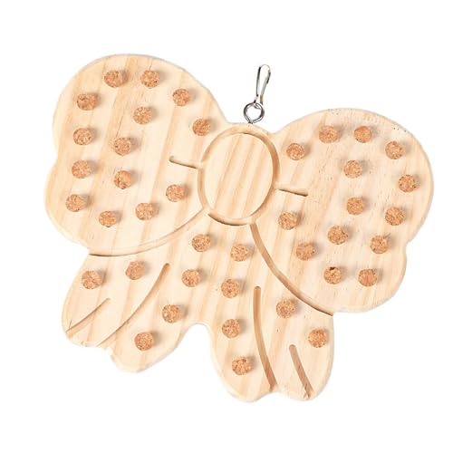 Wegiwuca Zahnen Kauspielzeug Block Kork Puzzle Spielzeug Kleine Vögel Spielen Reißen Spielzeug Vogel Zubehör von Wegiwuca