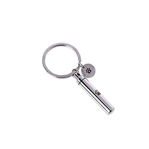 Wegiwuca Zylinder-Urnen-Schlüsselanhänger aus Edelstahl für Haustiere, Hunde, Asche, Gedenkschmuck, Einäscherungsschmuck, Asche, Edelstahl Wegiwuca Zylinder-Urnen-Schlüsselanhänger aus Edelstahl für Haustiere, Hunde, Asche, Gedenkschmuck, Einäscherungsschmuck, Asche, Edelstahl von Wegiwuca