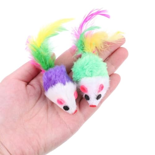 Weicher Katzenhimmel 5er Set Spielmäuse für Katzen in 5 Farben: Mit Glocke und Katzenminze besprüht, 9 cm - Ultimativer Spielspaß für Alle Katzenrassen Weicher Katzenhimmel 5er Set Spielmäuse für Katzen in 5 Farben: Mit Glocke und Katzenminze besprüht, 9 cm - Ultimativer Spielspaß für Alle Katzenrassen von Weicher Katzenhimmel