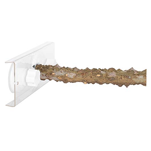 Haustier Stehen Stange, Acryl, Pfeffer Holz 20 cm Oberfläche Anti‑Schleudern Natürlich Holz Gabel von Weikeya