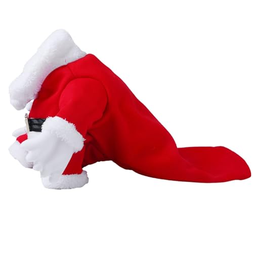 Hunde-Weihnachtskostüm, Haustier-Weihnachtskostüm, Polarfleece, Breite Anwendung, Gemütlich für den Täglichen Gebrauch (XL) von Weikeya