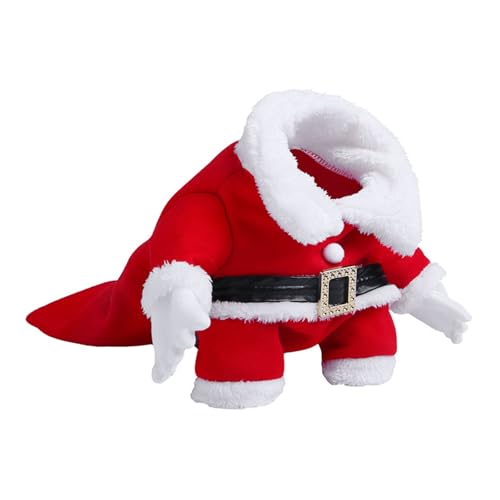 Hunde-Weihnachtsmann-Anzug, Gemütliches Hundekostüm, Multifunktional, Weich für den Täglichen Gebrauch (XL) von Weikeya