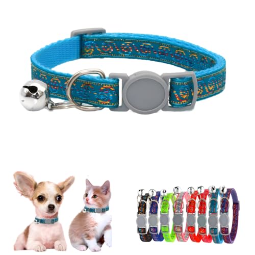 Kleine Glocke für Hundehalsband, Welpenhalsband für Jungen, Sicherheitsschnalle, weiches Nylon, verstellbar für XXS, XS, kleine Haustiere, Tierstreu, kleine Kätzchen, himmelblau, Halsumfang: 19,1–32 Kleine Glocke für Hundehalsband, Welpenhalsband für Jungen, Sicherheitsschnalle, weiches Nylon, verstellbar für XXS, XS, kleine Haustiere, Tierstreu, kleine Kätzchen, himmelblau, Halsumfang: 19,1–32 von WeimoMonkey