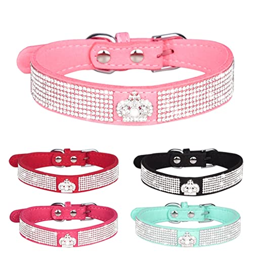 Hundehalsband für kleine Hunde, mit Strasssteinen, niedlich, weiblich, Jungen, kleines Haustier, Kätzchen, Halsband, verstellbar, Größe XS, M, große Rassen, Mädchen, Jungen, weiblich, männlich, Hundehalsband für kleine Hunde, mit Strasssteinen, niedlich, weiblich, Jungen, kleines Haustier, Kätzchen, Halsband, verstellbar, Größe XS, M, große Rassen, Mädchen, Jungen, weiblich, männlich, von Weimostar
