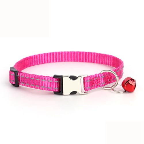 Hundehalsband für kleine Hunde mit Glöckchen, Katzenhalsband, reflektierend, für Mädchen, weiblich, Nylon, Metallschnalle, Puppia, XS, XS, XS, XS, Rosa Hundehalsband für kleine Hunde mit Glöckchen, Katzenhalsband, reflektierend, für Mädchen, weiblich, Nylon, Metallschnalle, Puppia, XS, XS, XS, XS, Rosa von Weimostar