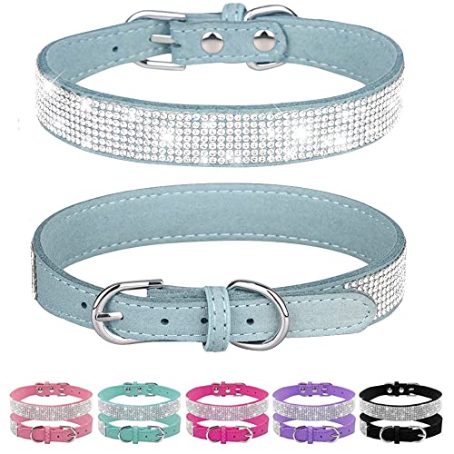 Katzenhalsband mit Strasssteinen, für Mädchen, Diamanten, für weiblich, glitzernd, niedlich, verstellbar, für XXS, XS, S, M, Jungen, Kätzchen, Prinzessin, Größe XXS Katzenhalsband mit Strasssteinen, für Mädchen, Diamanten, für weiblich, glitzernd, niedlich, verstellbar, für XXS, XS, S, M, Jungen, Kätzchen, Prinzessin, Größe XXS von Weimostar
