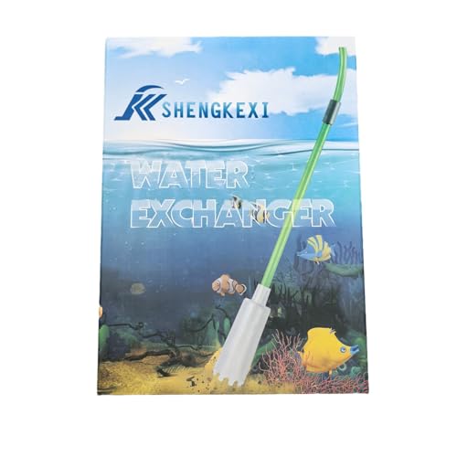 Aquarium Reiniger, Mulmsauger Aquarium mit 3 Aufsätzen - Aquarium Wasserwechsel [3M Schlauch], Handbetriebener Aquarium Reiniger, Siphon pumpe, Kiesfilter, Sand Filter für 10–100 Liter Fisch Tank von Weinsamkeit
