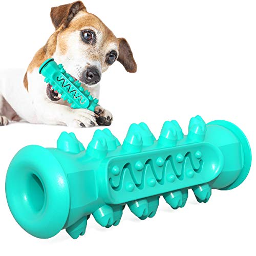 Weiqiao® Kauspielzeug für Hunde, Zahnbürste, interaktiv, Reinigung der Zahnhygiene, Geschenk, Tierliebhaber, für Hunde, Welpen (blau) von Weiqiao