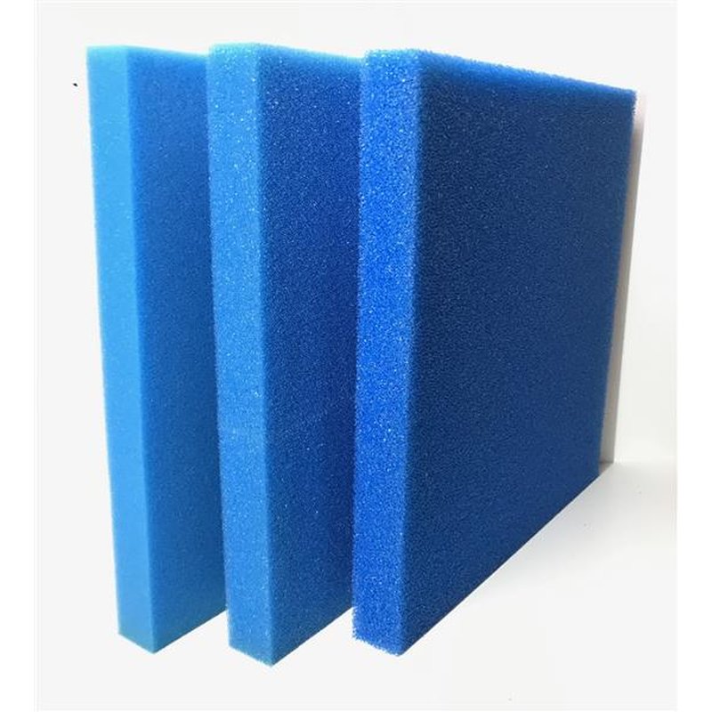 Filtermatte 50x50x5 Blau (versch. Porendichten) von Weiteres