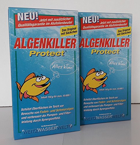 Algenkiller Protect - 2 x 150 gr zuverlässig gegen alle Algen im Teich Algenkiller Protect - 2 x 150 gr zuverlässig gegen alle Algen im Teich von Weitz-Wasserwelt