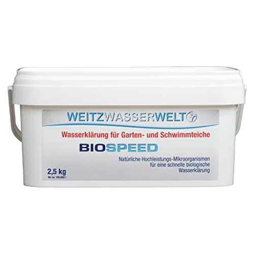 BIOSPEED - Wasserreinigung für Gartenteiche und Fischteiche (2,5 kg für max. 100 000 Liter) von Weitz-Wasserwelt