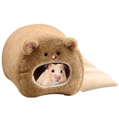 Weiwu Winterhütte für Hamster | Schweinebett in Bär-/Tiger-Form, Hamsterkäfig, versteckter Käfig für kleine Haustiere für Schweinchen, Eichhörnchen, Chinchilla Weiwu Winterhütte für Hamster | Schweinebett in Bär-/Tiger-Form, Hamsterkäfig, versteckter Käfig für kleine Haustiere für Schweinchen, Eichhörnchen, Chinchilla von Weiwu