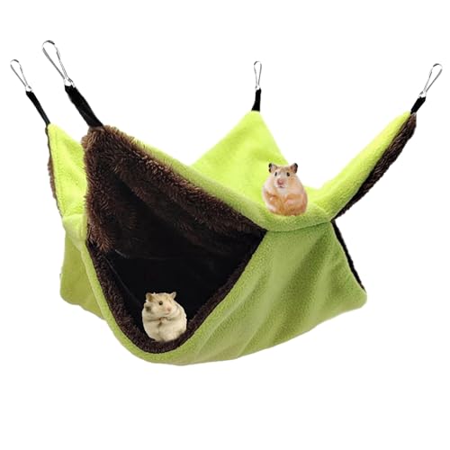 Wekuw Meerschweinchen Hängematte, Hängematte Für Haustierkäfige Hamster Hängebett Hängematte für Kleintiere Ratten Hängematte, für Frettchen, Ratten, Zuckergleiter und andere kleine Tiere (Grün) Wekuw Meerschweinchen Hängematte, Hängematte Für Haustierkäfige Hamster Hängebett Hängematte für Kleintiere Ratten Hängematte, für Frettchen, Ratten, Zuckergleiter und andere kleine Tiere (Grün) von Wekuw