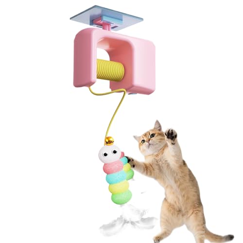 Weldphur Automatisches Katzenspielzeug, Kätzchen-Jagdspiel, Aufhängbares Interaktives Katzenspiel Für Jagdsimulation Bewegung Boden Spiel Wohnung Kitten Trainieren Weldphur Automatisches Katzenspielzeug, Kätzchen-Jagdspiel, Aufhängbares Interaktives Katzenspiel Für Jagdsimulation Bewegung Boden Spiel Wohnung Kitten Trainieren von Weldphur