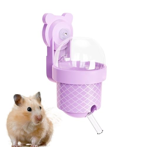 Weldphur Hamster-Wasserspender | tropffreie kleine Haustierkäfig-Spenderflaschen – Kleintierbedarf, Käfigtränke für Chinchillas, Hamster, Meerschweinchen, Hasen von Weldphur