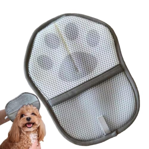 Weldphur Tierhaarentfernungshandschuh, Möbel-Fusselentferner, wiederverwendbar, elektrostatische Adsorption, Hundehaarentfernungswerkzeug für Kleidung, Sofa, Bett, Autositz, Hosen, Wohnungsbewohner von Weldphur