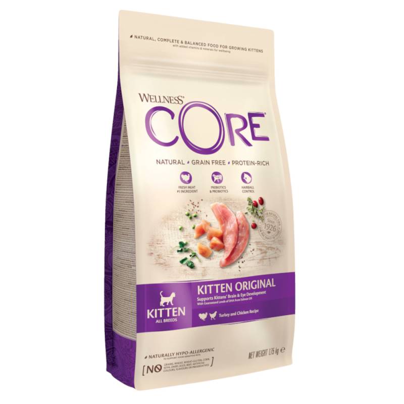 1,75 kg Wellness Core Kitten zum Sonderpreis! - Truthahn & Lachs von Wellness Core