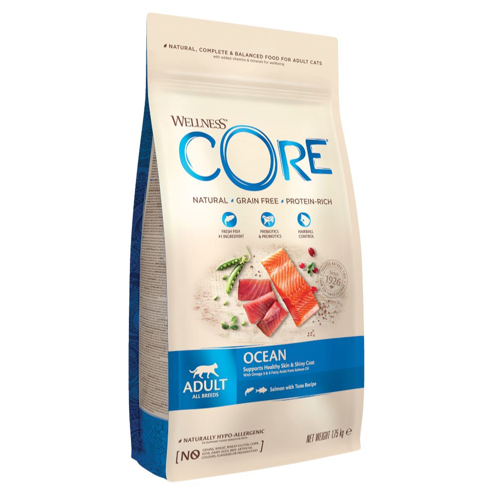 Wellness Core Cat Adult Ozean - Sparpaket: 2 x 4 kg Wellness Core Cat Adult Ozean - Sparpaket: 2 x 4 kg von Wellness Core