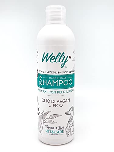 Welly Bio Hundeshampoo Langhaar-Shampoo Argan- und Feigenöl 250 ml von Welly
