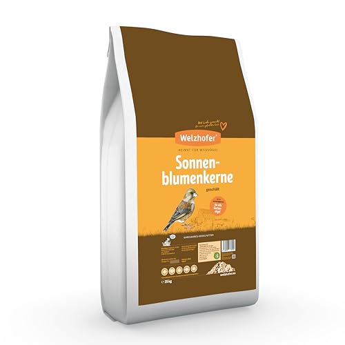 Welzhofer geschälte Sonnenblumenkerne 25kg Vogelfutter - Sauber, fein, nussig! Mit wertvollen Fettsäuren und Nährstoffen. Stärkt Schnäbel und hinterlässt Keine Schalenabfälle. Ideal für Wildvögel Welzhofer geschälte Sonnenblumenkerne 25kg Vogelfutter - Sauber, fein, nussig! Mit wertvollen Fettsäuren und Nährstoffen. Stärkt Schnäbel und hinterlässt Keine Schalenabfälle. Ideal für Wildvögel von Welzhofer