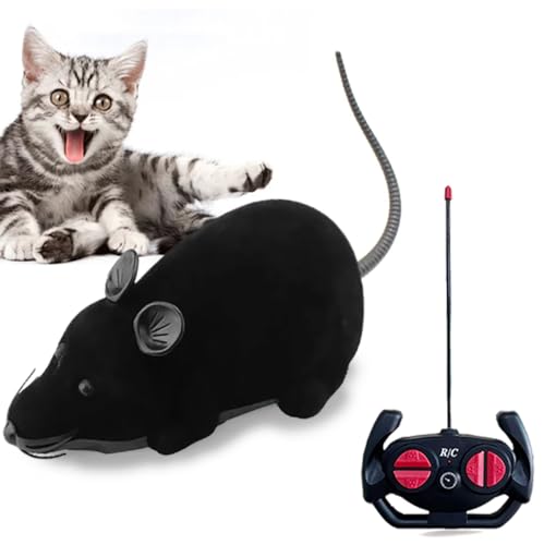 Fernbedienung Gefälschte Ratte Spielzeug - Realistische Maus Katzenspielzeug Mäuse RC Spielzeug Katze Mäuse Tier Interaktive Spielzeug Figuren Katze Laufrad Kabellose Jagd Streich Witz Gruselige Trick Fernbedienung Gefälschte Ratte Spielzeug - Realistische Maus Katzenspielzeug Mäuse RC Spielzeug Katze Mäuse Tier Interaktive Spielzeug Figuren Katze Laufrad Kabellose Jagd Streich Witz Gruselige Trick von WenffbBou