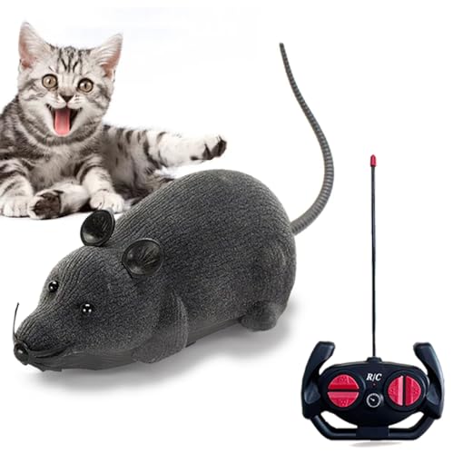 Fernbedienung Gefälschte Ratte Spielzeug - Realistische Maus Katzenspielzeug Mäuse RC Spielzeug Katze Mäuse Tier Interaktive Spielzeugfiguren Katze Laufrad Kabellose Jagd Streich Witz Gruselige Trick Fernbedienung Gefälschte Ratte Spielzeug - Realistische Maus Katzenspielzeug Mäuse RC Spielzeug Katze Mäuse Tier Interaktive Spielzeugfiguren Katze Laufrad Kabellose Jagd Streich Witz Gruselige Trick von WenffbBou